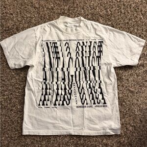 White Graphic Tee